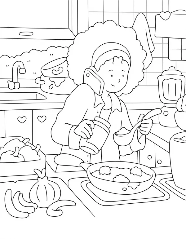 Convert This Image Into A Coloring Page