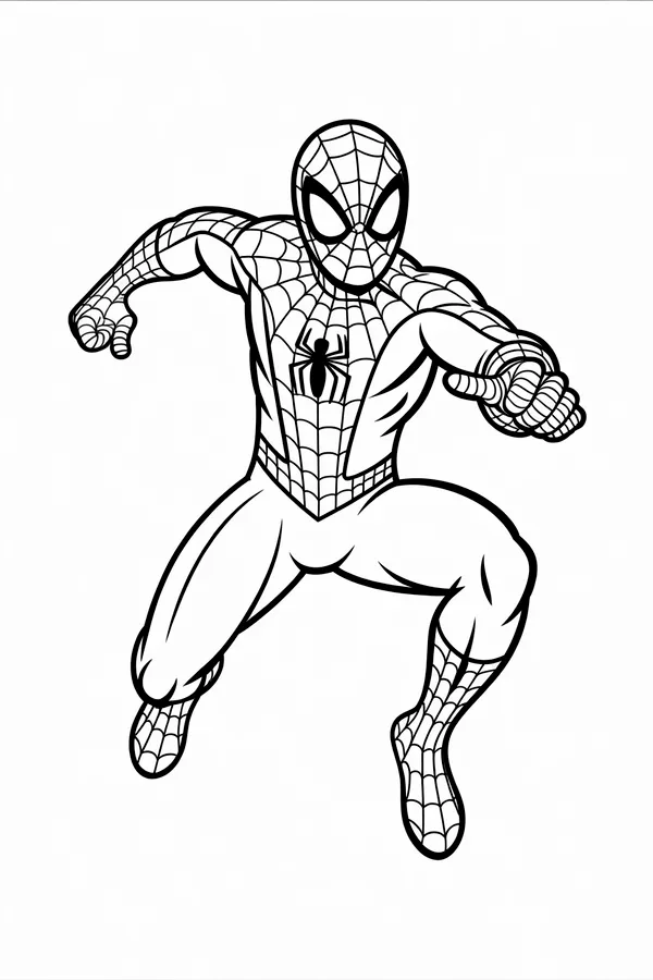 Spiderman Coloring Page