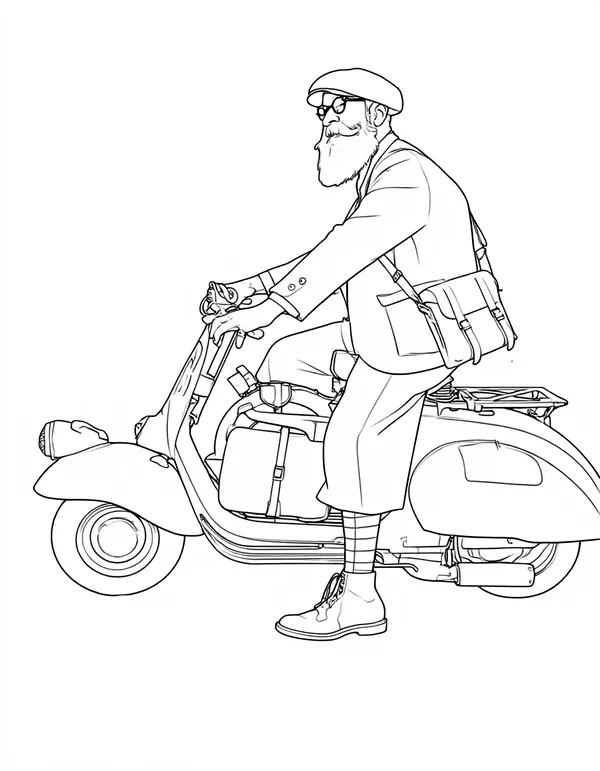 Photo Coloring Page