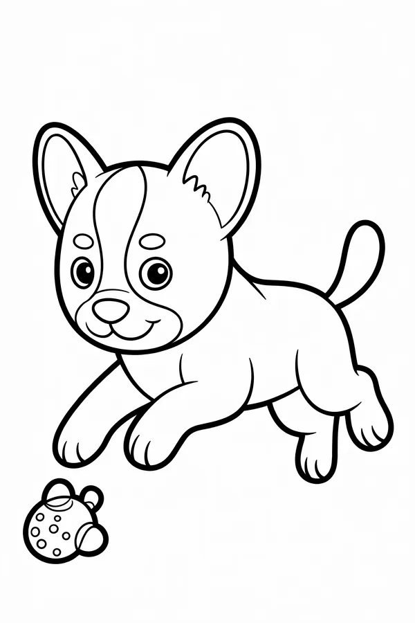 Cute Animal Soccer Gentle Leap Free Printable Coloring Page