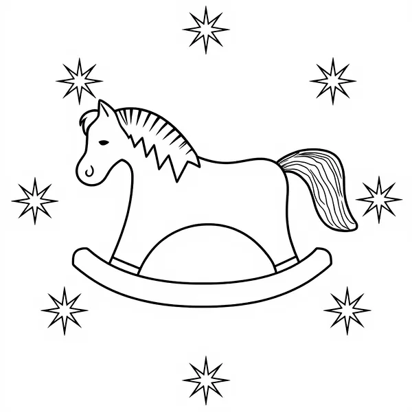 horse Convert This Image Into A Coloring Page Illustration by <a href="https://unsplash.com/@bel_media?utm_source=unspla