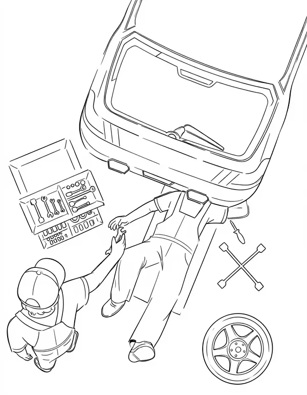 Photo Coloring Page
