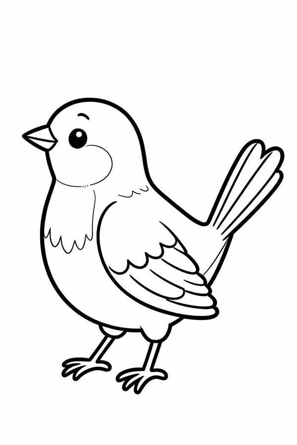 Bird Coloring Page