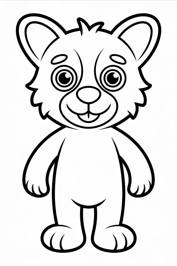 Summer Camp Detailed Design Coloring Page