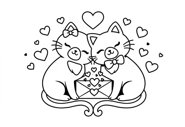 cute cat Convert This Image Into A Coloring Page