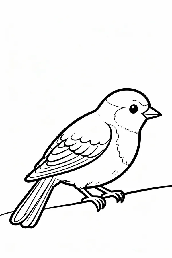 Bird Coloring Page