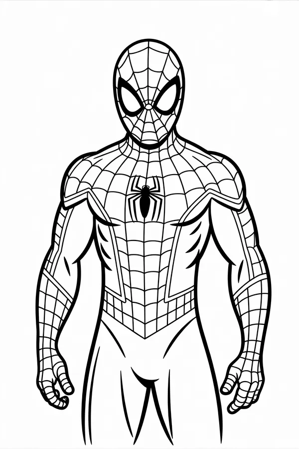 Spiderman Coloring Page