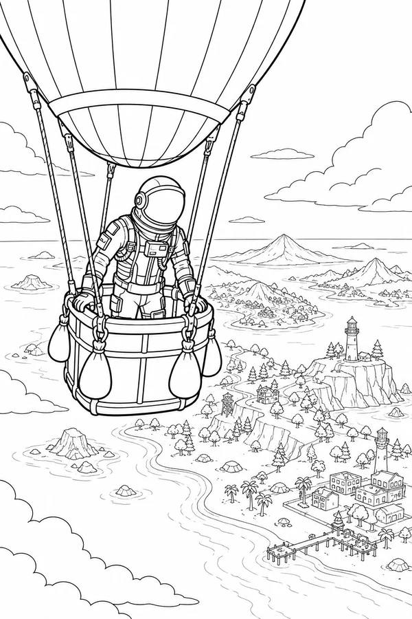 Dark Voyager’s Balloon Flight