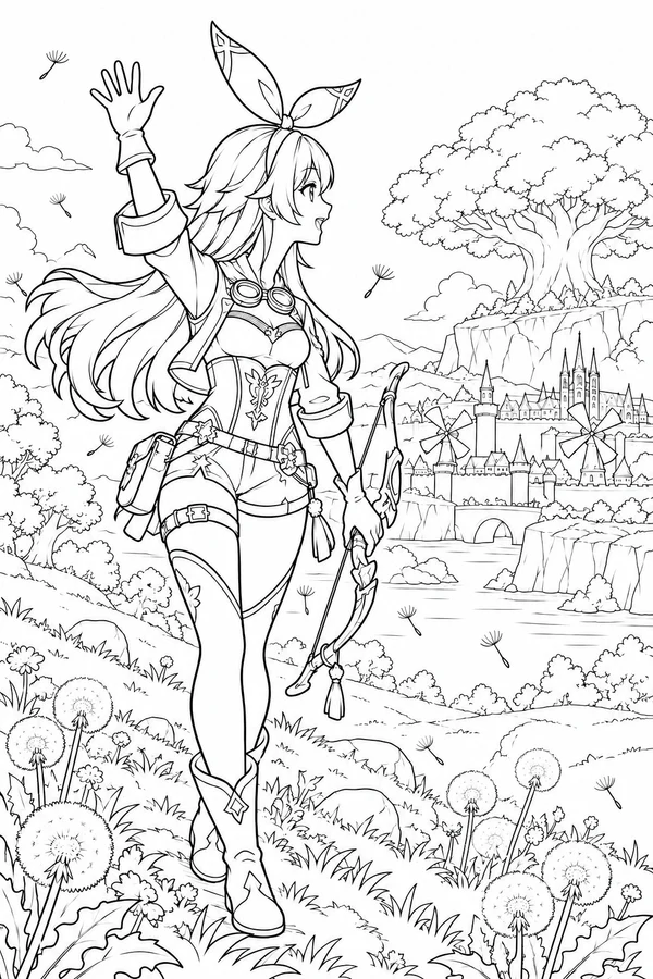 Amber on the Windrise Slope