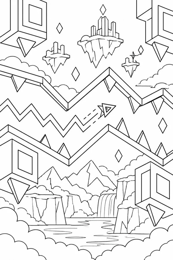 Wave Zigzag Passage