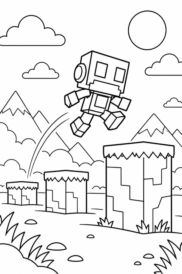 Robot’s High Platform Leap