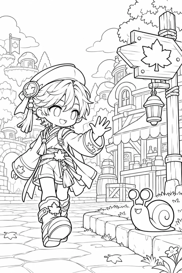Manji-Inspired Town Walk