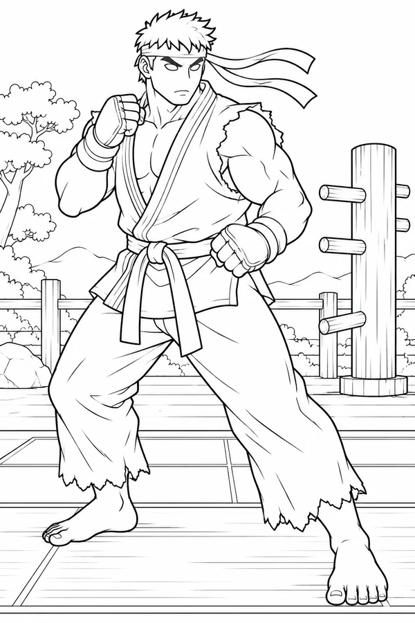 Ryu’s Calm Ready Stance