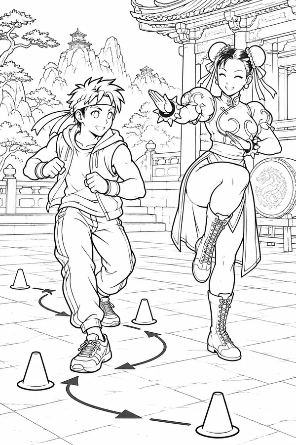 Footwork with Chun-Li